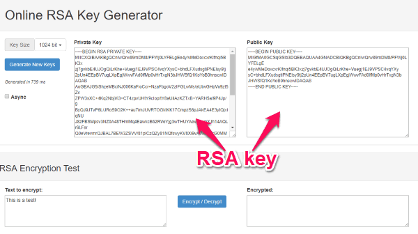 Rsa 128 Bit Key Generator